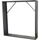 Abrigo para lenha em aço corten 180x180 cm – X-METAL