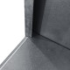 Abrigo para lenha em aço corten 180x180 cm – X-METAL