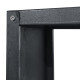 Abrigo para lenha em aço corten 90x180 cm – X-METAL