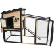Coelheira de exterior em madeira FSC termo-tratada com revestimento térmico 153x64,5x103,5 cm – Shelty Pet