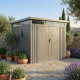 Abrigo de jardim em aço galvanizado Kosto 8,64m² + kit de ancoragem - X-Metal