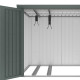 Abrigo para 4 bicicletas em metal verde sálvia Kosto 3,7 m² – X-METAL