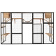Parque exterior para gatos em madeira FSC termo-tratada 300x95x188 cm – Shelty Pet