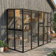 Parque exterior para gatos em madeira FSC termo-tratada 300x95x188 cm – Shelty Pet
