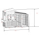 Coelheira de exterior em madeira FSC termo-tratada com revestimento térmico 153x64,5x103,5 cm – Shelty Pet