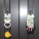 Ganchos de portas para abrigos de gama alta Kosto – conjunto de 12 – X-METAL