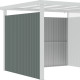 Painéis laterais adicionais em aço galvanizado verde sálvia 0,4 mm para alpendre de abrigo Kosto P.275 cm – X-METAL