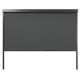 Estore lateral motorizado antracite 370 cm para pérgula bioclimática em alumínio X-METAL
