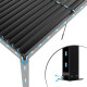 Pérgula bioclimática autoportante em alumínio antracite 5,8x3 m A.250 cm – X-METAL