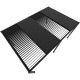 Pérgula bioclimática autoportante em alumínio antracite 5,8x3 m A.250 cm – X-METAL