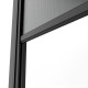 Estore lateral motorizado antracite 270 cm para pérgula bioclimática em alumínio X-METAL