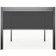 Estore lateral motorizado antracite 270 cm para pérgula bioclimática em alumínio X-METAL