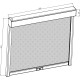 Estore lateral motorizado antracite 370 cm para pérgula bioclimática em alumínio X-METAL