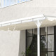 Tela de sombreamento retrátil bege para pérgula 3,75 × 2,55 m - X-Metal