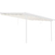 Tela de sombreamento retrátil bege para pérgula 3,05 × 4,36 m - X-Metal