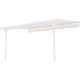 Tela de sombreamento retrátil bege para pérgula 3,05 × 4,36 m - X-Metal