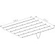 Tela de sombreamento retrátil antracite para pérgula 3,75x2,55 m – X-METAL
