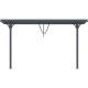 Tela de sombreamento retrátil antracite para pérgula 3,75x2,55 m – X-METAL