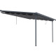 Tela de Sombreamento Retrátil Antracite para Pérgula 3,05 × 4,36 m – X-METAL
