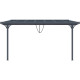 Tela de Sombreamento Retrátil Antracite para Pérgula 3,05 × 4,36 m – X-METAL