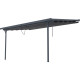 Tela de Sombreamento Retrátil Antracite para Pérgula 3,05 × 4,36 m – X-METAL