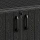 Baú de armazenamento em resina com efeito madeira WOODIZY 2300 L – Jobu