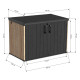 Baú de armazenamento em resina com efeito madeira WOODIZY 2300 L – Jobu