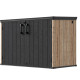 Baú de armazenamento em resina com efeito madeira WOODIZY 2300 L – Jobu