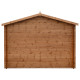 Abrigo em madeira maciça 6 m² TOP 28 mm tratada em autoclave castanha – Gardy Shelter