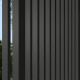 Painel lateral antracite de 1m com persianas verticais - OMBREA VS