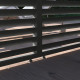 Painel lateral com persiana OMBREA VS 1m - Antracite