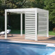 Painel lateral com persiana de 1 m OMBREA VS - Branco