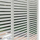 Painel lateral com persiana de 1 m OMBREA VS - Branco