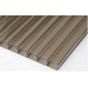Carport em alumínio antracite 3x4,34m e policarbonato 6mm X-METAL