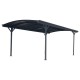 Carport em alumínio antracite 3x4,34m e policarbonato 6mm X-METAL