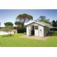 Toldo para abrigo de jardim em PVC Grosfillex