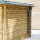 Kit de caleiras antracite - pack pronto a instalar para abrigo Gardy Shelter 20m²