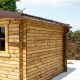 Kit de caleiras castanho - pack pronto a instalar para abrigo Gardy Shelter 16m²