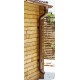 Kit de caleiras castanho - pack pronto a instalar para abrigo Gardy Shelter 16m²