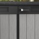 Cofre de jardim em resina brossée Brossium 2100L - Keter