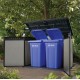 Cofre de jardim em resina brossée Brossium 2100L - Keter