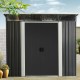 Abrigo de jardim em metal 6,67m² Skylight antracite + kit de fixação X-METAL
