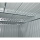 Abrigo de jardim em metal 5,64m² Skylight antracite + kit de fixação X-METAL