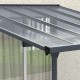 Telhado de terraço ajustável em alumínio antracite 3,05x3,14m X-METAL