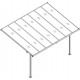 Telhado de terraço ajustável em alumínio 3,05x4,36m X-METAL
