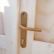 Abrigo em madeira maciça 12m² PLUS 28mm tratado e tingido castanho Gardy Shelter