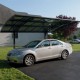 Carport em alumínio cinzento e policarbonato Arizona Breeze 5000 - Palram - Canopia