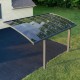 Carport em alumínio cinzento e policarbonato Arizona Breeze 5000 - Palram - Canopia