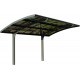 Carport em alumínio cinzento e policarbonato Arizona Breeze 5000 - Palram - Canopia