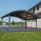 Carport duplo em alumínio cinzento e policarbonato Arizona Breeze 5000 Palram - Canopia